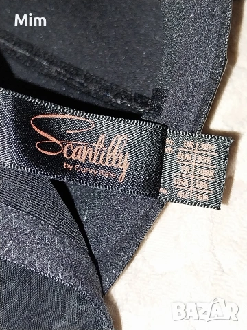 Scanlilly 85 K Черен кожен сутиен за много едра дама , снимка 7 - Бельо - 53577866