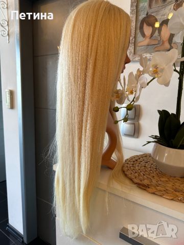 Перука изработена от естествена коса, снимка 5 - Аксесоари за коса - 45451352