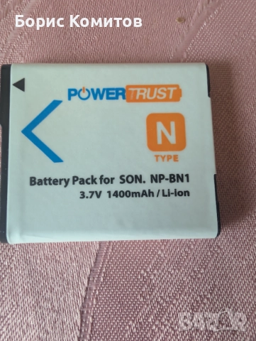 Батерия NP-BN1 NP BN1 1400mAh, снимка 3 - Батерии, зарядни - 52009104