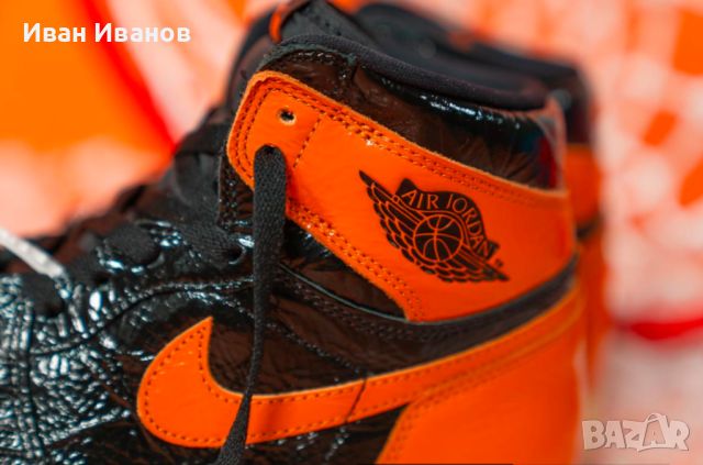 маратонки Nike Jordan 1 Retro High OG Shattered Backboard 3.0 номер 42,5-43  оригинални , снимка 3 - Маратонки - 46434276