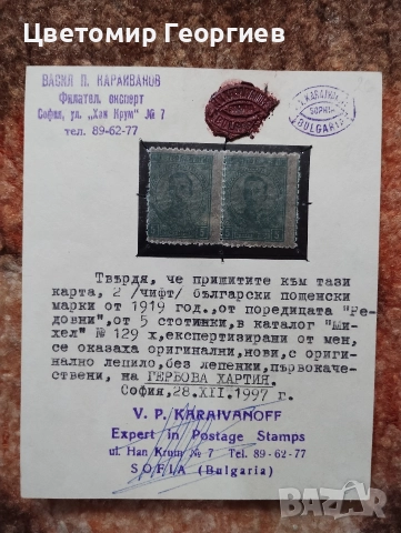 България 1919 г.