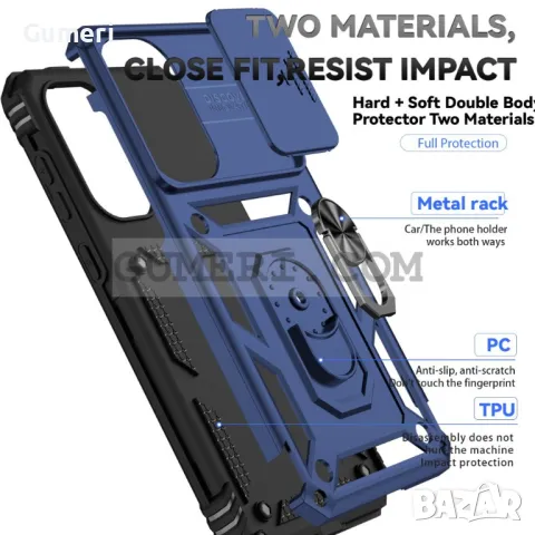 Samsung Galaxy A36 Хибриден Гръб С Капак И Ринг , снимка 8 - Калъфи, кейсове - 50043061