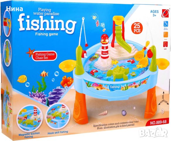 Забавен комплект за воден риболов със звук и светлина , снимка 3 - Образователни игри - 45803740