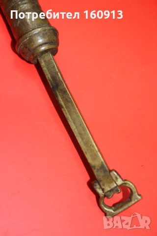 Османски балкански дозатор за барут за кремъчни капсулни пушки пищови., снимка 9 - Антикварни и старинни предмети - 51121463