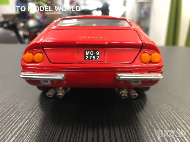 GIODI метална колекционерска количка Ferrari 365 GTB/4 Daytona 1:18, снимка 4 - Колекции - 47558925