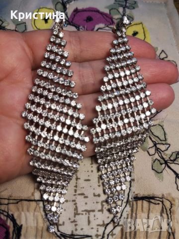 Маркови сребърни обеци на Oxette , снимка 1 - Обеци - 45447012