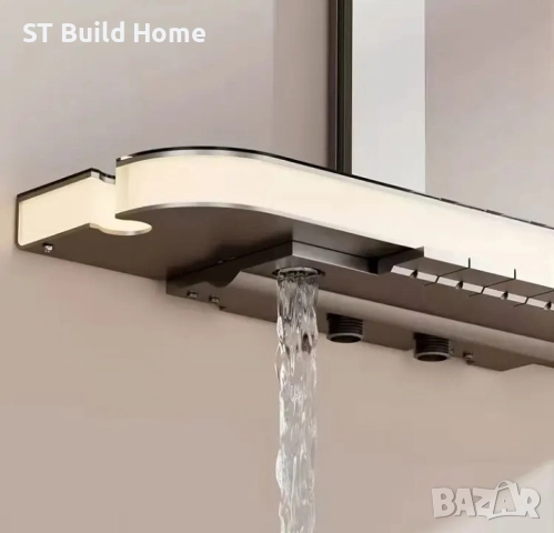 Душ Комплект с Термостат и Водопаден Спрей, снимка 4 - Душове - 51710083