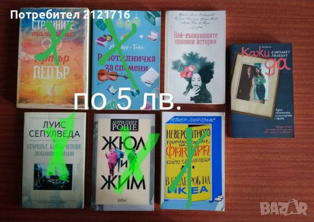 Книги на различни цени, снимка 4 - Художествена литература - 46170044