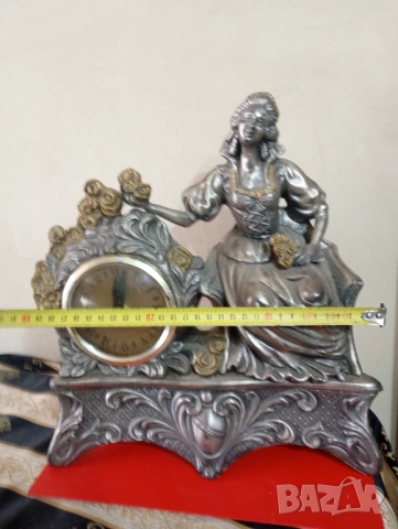 Винтидж каминен часовник, снимка 6 - Антикварни и старинни предмети - 54014338