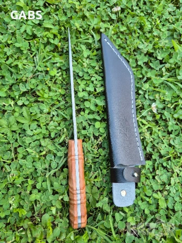 Голям ловен нож FOX в дървена подаръчна кутия, снимка 8 - Ножове - 50466119