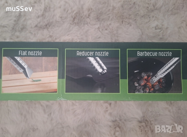 пистолет за горещ въздух с 5 накрайници 2000W и за плевене на Parkside , снимка 3 - Градински инструменти - 51697819