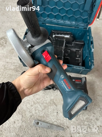 Bosch GWS 18V-7 ъглошлайф 2024г, снимка 7 - Ъглошлайфи - 52677001
