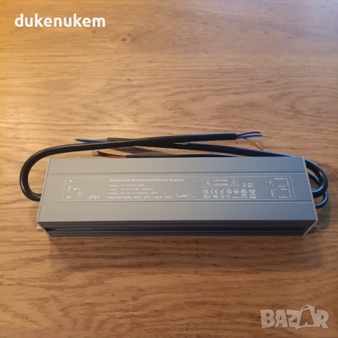 LED драйвер 24V 60W димируем IP67 – водоустойчив, снимка 8 - Лед осветление - 53173403
