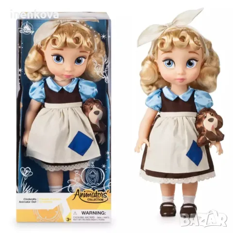 Оригинална кукла Пепеляшка от Disney Store - Disney Animators' Collection, снимка 1 - Кукли - 48389200