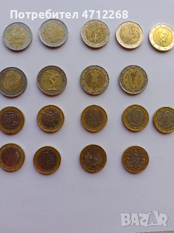 Редки колекционерски монети от 1 и 2 евро, снимка 2 - Нумизматика и бонистика - 53316637