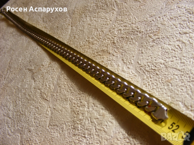 Масивен Сребърен Синджир Панцер, снимка 10 - Колиета, медальони, синджири - 52544126