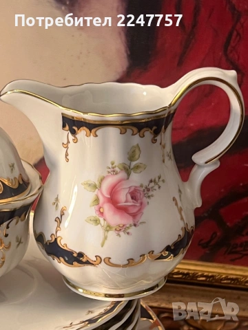 Троен сет порцелан Wunsiedel, снимка 2 - Антикварни и старинни предмети - 54109569