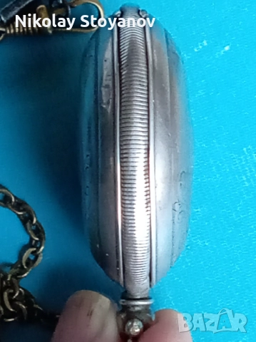 Турски джобен часовник - сребърен, снимка 11 - Антикварни и старинни предмети - 52948845