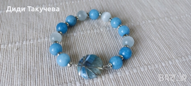 Гривни от естествени камъни. Вземете подарък за любимата жена. Медальон Дървото на Живота., снимка 2 - Гривни - 14768007