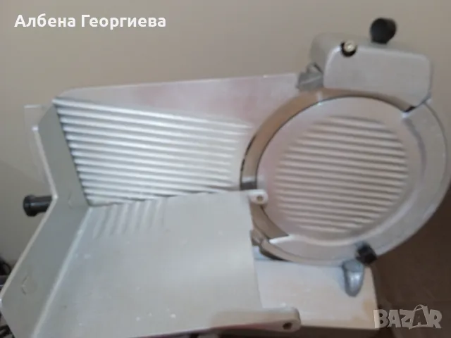 Професионална слайс машина OMAS 180W, снимка 2 - Обзавеждане за заведение - 47003359