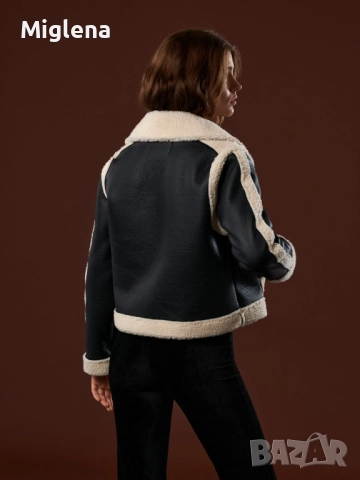 Дамско бейкър яке + ПОДАРЪК, снимка 4 - Якета - 51634899