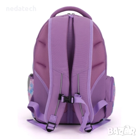 Ученическа раница 15NF36, Лилав, 30x19x45см., снимка 4 - Раници - 51531193