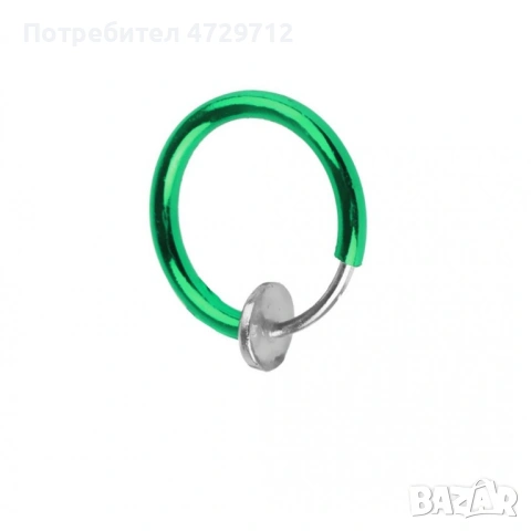 Парти обици халки с пружини, снимка 7 - Обеци - 53464104