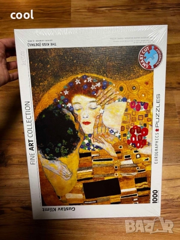 Пъзел Eurographics 1000 части – Gustav Klimt “The Kiss (Detail)” – нов, запечатан