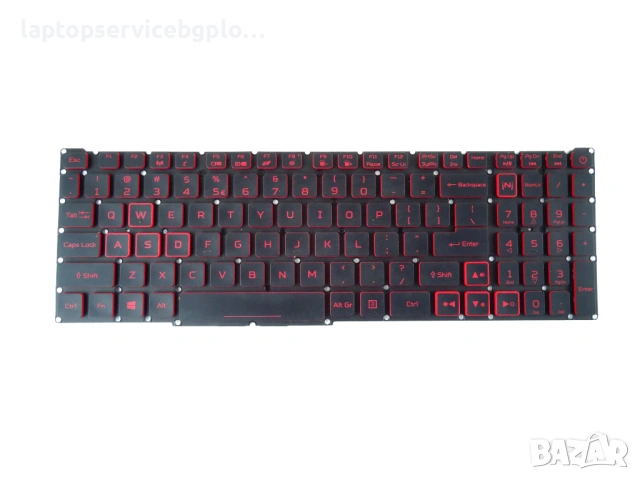 Acer Nitro 5 AN517-52 AN517-53 AN517-54 AN515-57 17.3" Клавиатура RGB подсветка LG05P-N12B3L N10BRL , снимка 3 - Части за лаптопи - 53660393