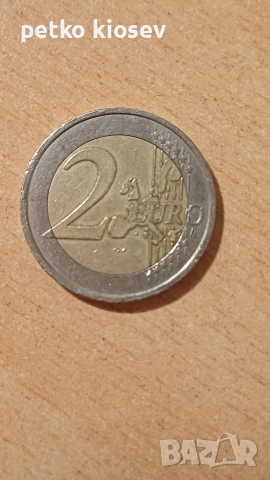 2 евро, 2000г. Франция Дървото на живота, снимка 2 - Нумизматика и бонистика - 53584342