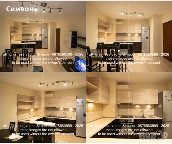 Обзаведен двустаен под наем, снимка 5 - Апартаменти - 53687333