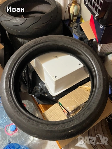 Предна и задна гума за мотор 