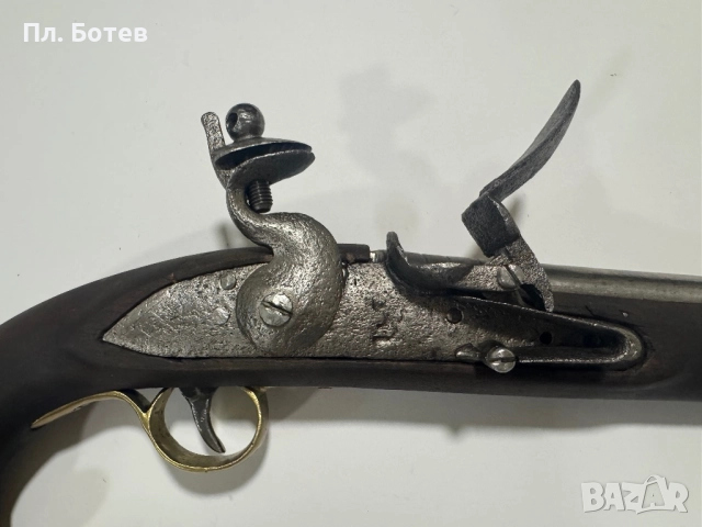 Стар кремъчен пищов, пистолет, револвер, снимка 3 - Антикварни и старинни предмети - 51860817