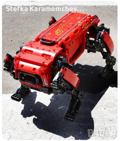 Електрическо куче робот за сглобяване - 936 части с дистанционно управление, снимка 9 - Образователни игри - 45186561