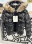 Дамско зимно яке с естествен косъм Moncler - Налични различни цветове Код A324, снимка 6