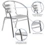 Ауминиев стол - градински стол - бистро стол за заведение, снимка 10