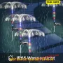 Цветна соларна лампа с RGB подсветка –  Медуза - КОД 4469, снимка 3