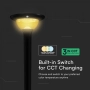 Соларно LED Градинско Тяло 15W Сензор Дистанционно CCT 3в1 IP65, снимка 3
