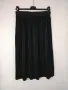 Нова черна плисирана миди пола М размер, снимка 2
