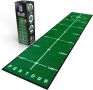 PGA Tour 8ft Deluxe Golf Putting Mat за голф, с насоки за обучение, снимка 1