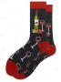 Мъжки чорапи със забавен модел от 5 чифта, 3цвята , снимка 4