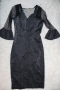 Черна вечерна рокля, размер 36 (S), снимка 3