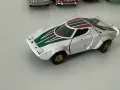 Lancia Delta, Stratos, Beta Montecarlo Fulvia 1:43 Bburago, Solido Polistil , снимка 12