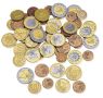 Играчки монети евро, комплект от 100 броя, детски монети за игра и обучение, снимка 2
