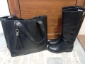 високи ботуши и чанта, снимка 11