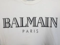 Л / ХЛ Оригинална Balmain Дамска Туника Тениска Бяла Черна Еластичен мек памук, снимка 15