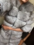 Палто от естествена кожа и косъм от лисица , снимка 2
