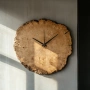 Стенен часовник от естествена дървесина по поръчка, снимка 18