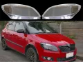 Стъкла (капаци) за фарове за Skoda Fabia 2 Facelift, снимка 1