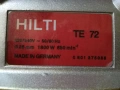 НОВО!!! HILTI TE 72,Германия,с куфар - кърти и пробива, снимка 3